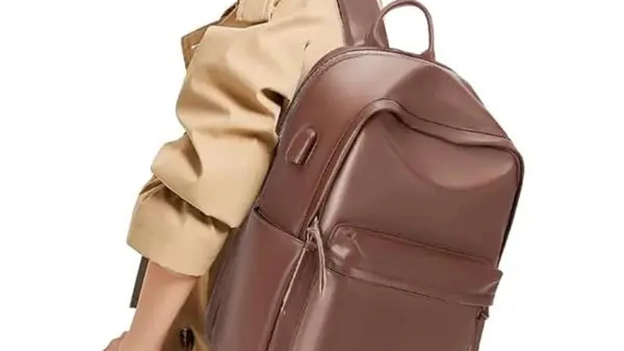 Debossed on leather bag