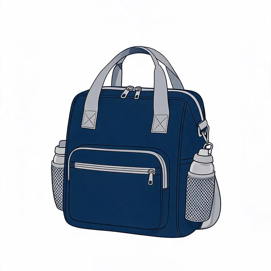 Diaper Bags construction and pocket layout