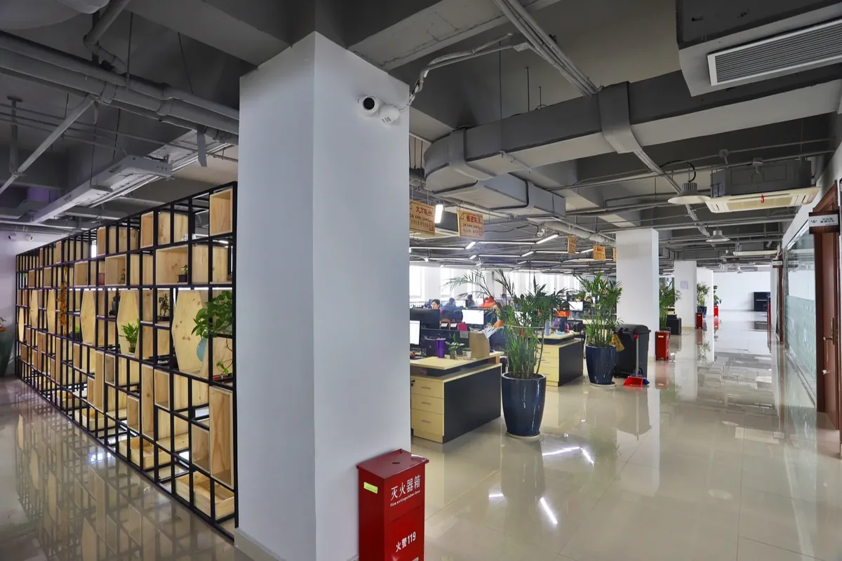 Our office floor in Yiwu, where sourcing and QC sit together