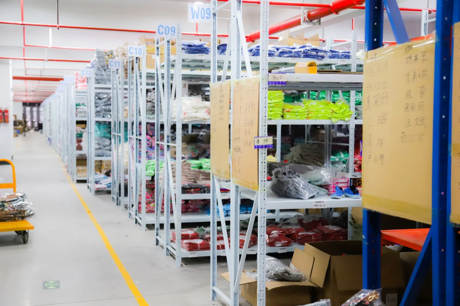 Finished goods in our warehouse